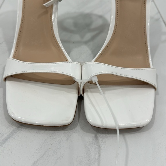 NEW! Steve Madden White Patent Lange Heels - Size 9.5 - Picture 3 of 15
